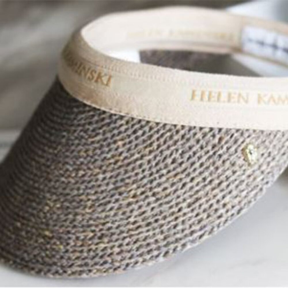 NWT - Helen Kaminski Bianca Visor - Eclipse M/Natural Logo (#800)